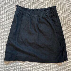 Jcrew Linen-cotton blend city skirt